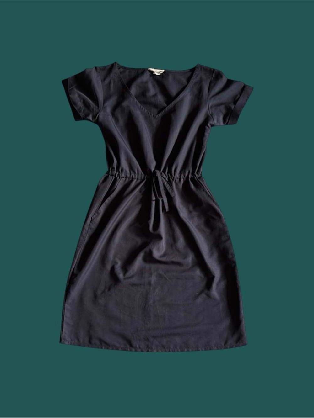 Navy dress with pockets